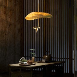 Copper Lighting Fixture LED Hanging Brass Pendant light