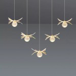 Decorate Bedroom living room dining room Modern Acrylic Suspended Lamps
