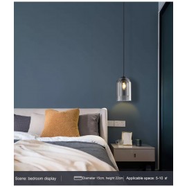 Nordic restaurant modern creative personality Glass Lampshade Pendant Lamp