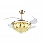 Energy saving 36W crystal style LED Fan Light